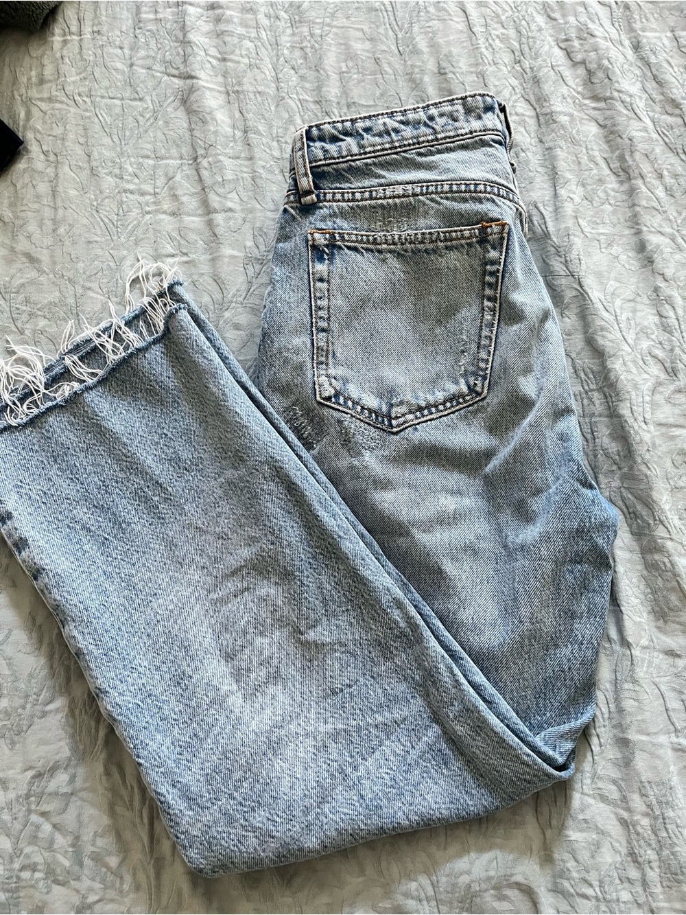 Rag&bone light Blue High-Rise Straight Leg Women's Jeans